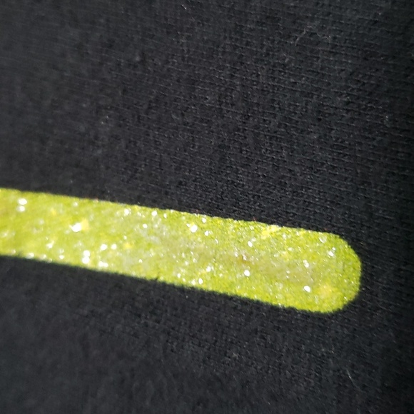 Bob Marley Lyric Nation Brand One Love Glitter Babydoll Tee Size Medium - Picture 10 of 10